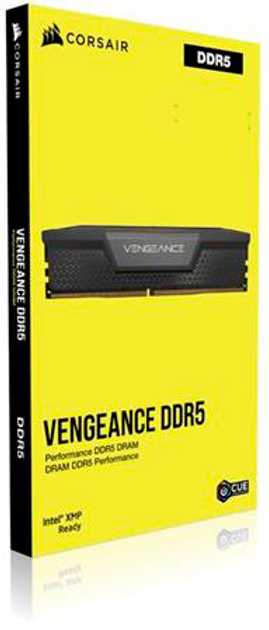 Фото - Память DDR Corsair DDR5 2x24GB/5200 Vengeance Black (CMK48GX5M2B5200C38)