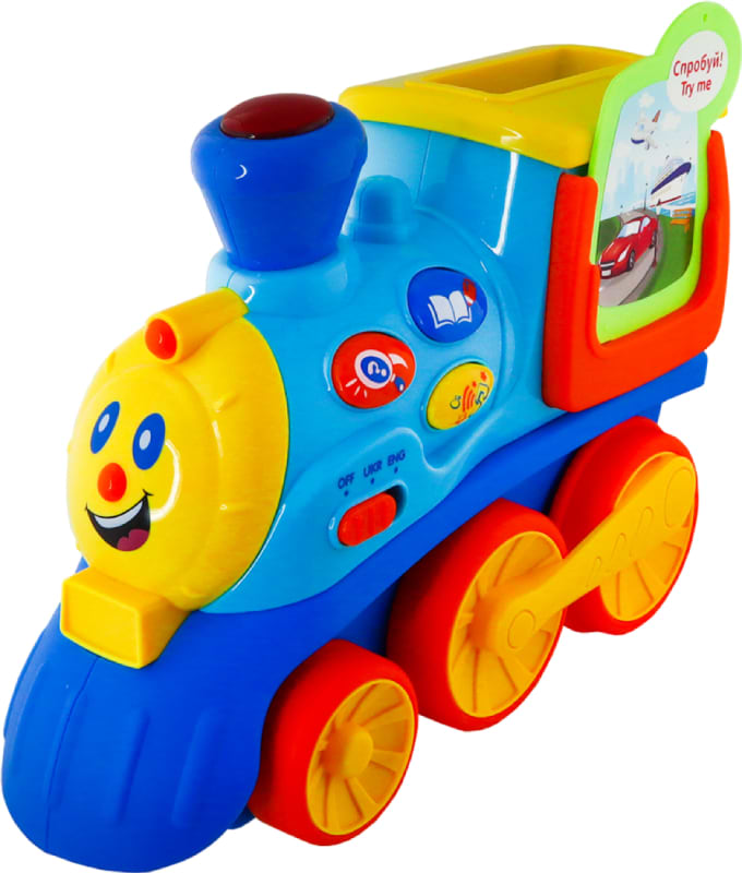 Купить Интерактивный транспорт Kiddi Smart ПОЕЗД СМАРТИ (укр. и англ.) (4231T-KS) - Фото 1 Интерактивный транспорт Kiddi Smart ПОЕЗД СМАРТИ (укр. и англ.) (4231T-KS) - Фото 1