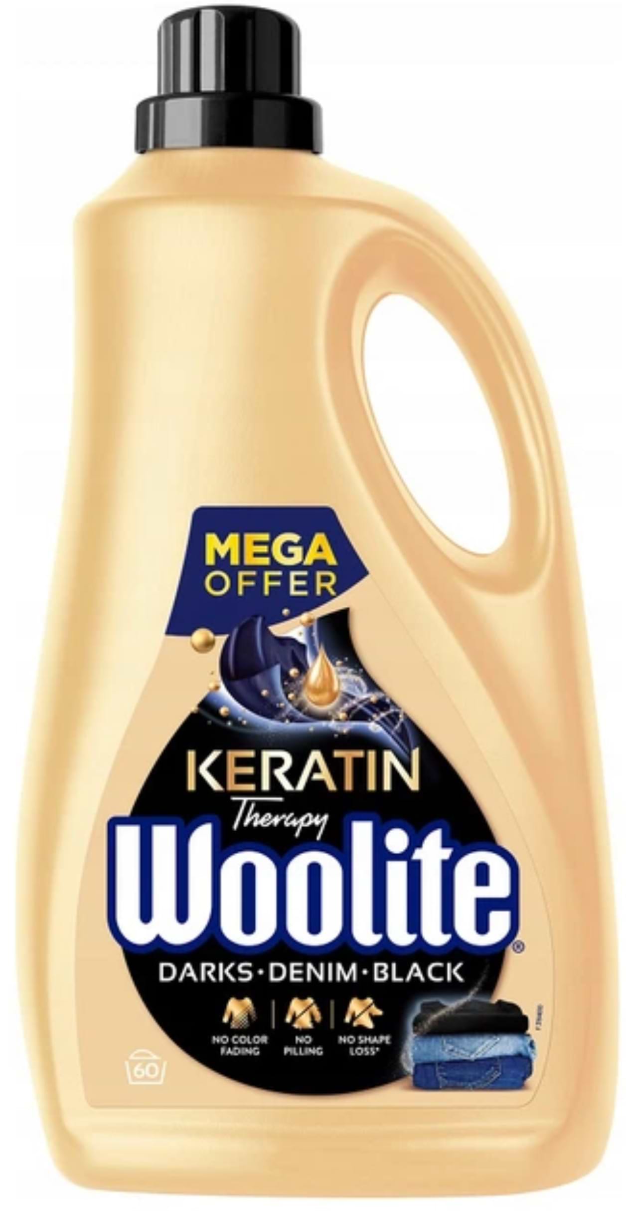 Купить Средство для деликатной стирки Woolite д/черных и джинсовых тканей с кератином 3,6 л - Фото 1 Средство для деликатной стирки Woolite д/черных и джинсовых тканей с кератином 3,6 л - Фото 1