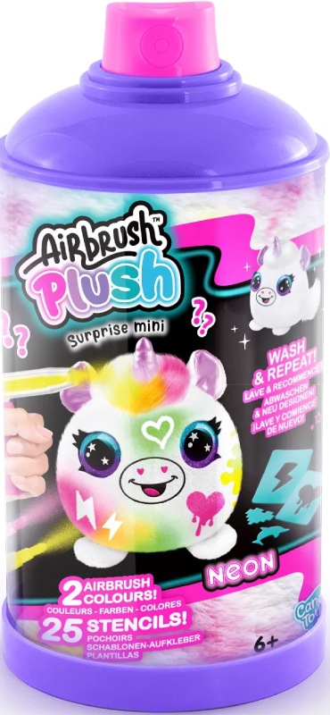 Купить Набор для декупажа и росписи сюрприз Canal Toys DIY AIRBRUSH PLUSH - Неон мини (AIR020) - Фото 1 Набор для декупажа и росписи сюрприз Canal Toys DIY AIRBRUSH PLUSH - Неон мини (AIR020) - Фото 1