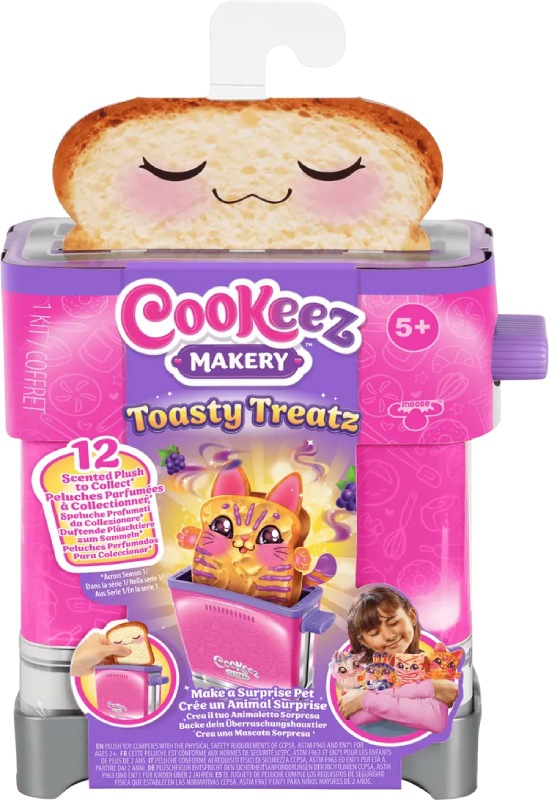 М'яка іграшка-сюрприз Moose Cookies Makery Смачний тост (23504) - Фото 1