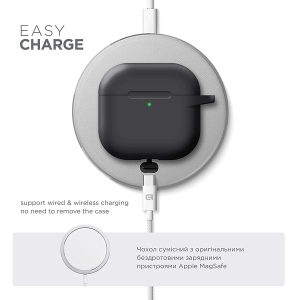 Фото - Чехол для наушников Armorstandart Hang Case for Apple AirPods 4 Black (ARM81277)