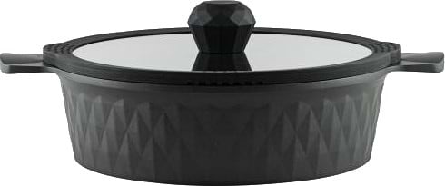 Кастрюля Pepper Black Ice Greblon C2 4,2л. 28x8,5 см (PR-6004) - Фото 1