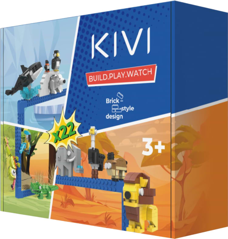 Купить Пластиковый конструктор KIVI Набор аксессуаров для KidsTV «Животные» (KAN32M) - Фото 1 Пластиковый конструктор KIVI Набор аксессуаров для KidsTV «Животные» (KAN32M) - Фото 1