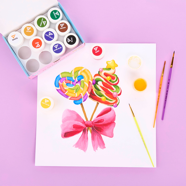 Фото - Фарби YES Pusheen 12 кол. 20 мл (230402)