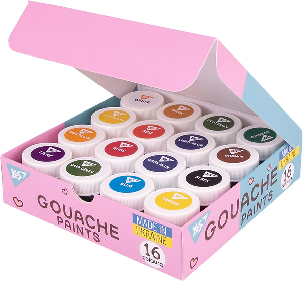 Фото - Фарби YES Pusheen 16 кол. 20 мл (230403)