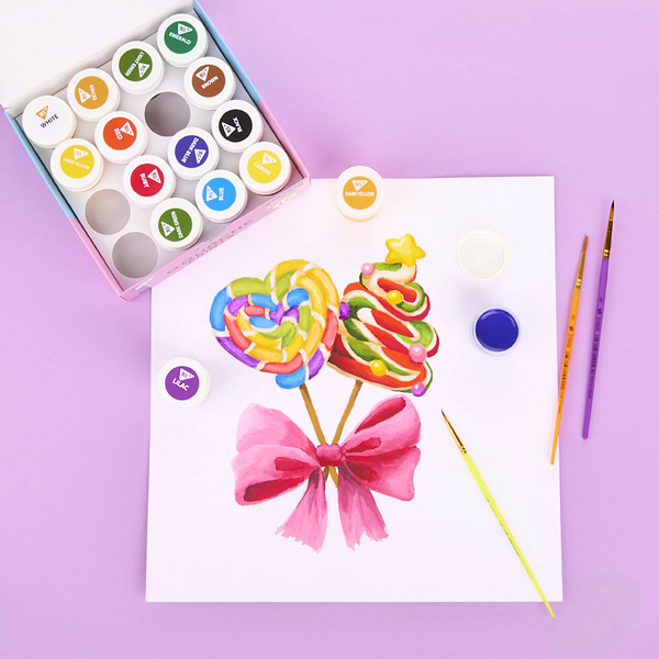 Фото - Фарби YES Pusheen 16 кол. 20 мл (230403)