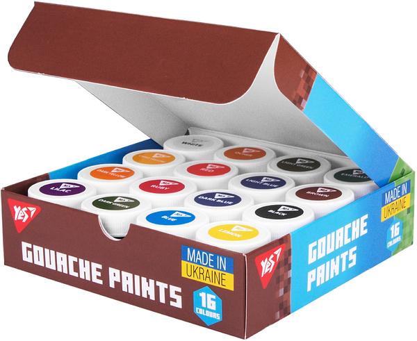 Фото - Фарби YES Minecraft 16 кол. 20 мл (230408)