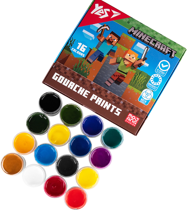 Фото - Фарби YES Minecraft 16 кол. 20 мл (230408)