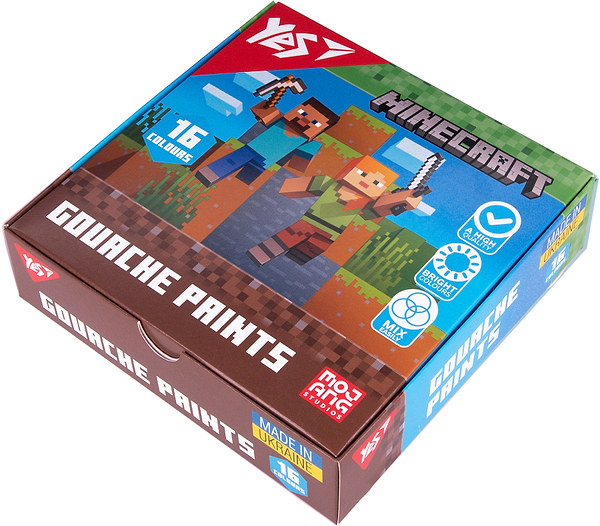 Фото - Фарби YES Minecraft 16 кол. 20 мл (230408)
