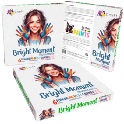 Набор для рисования ArtCraft Яркое мгновение белое полотно (5029-AC)