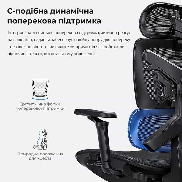 Фото - Кресло для геймеров Anda Seat X-Air Mega Size XL Mesh Gray Twilight (AD-WY-01-GGSP)