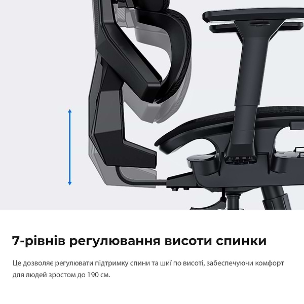 Фото - Кресло для геймеров Anda Seat X-Air Mega Size XL Mesh Gray Twilight (AD-WY-01-GGSP)