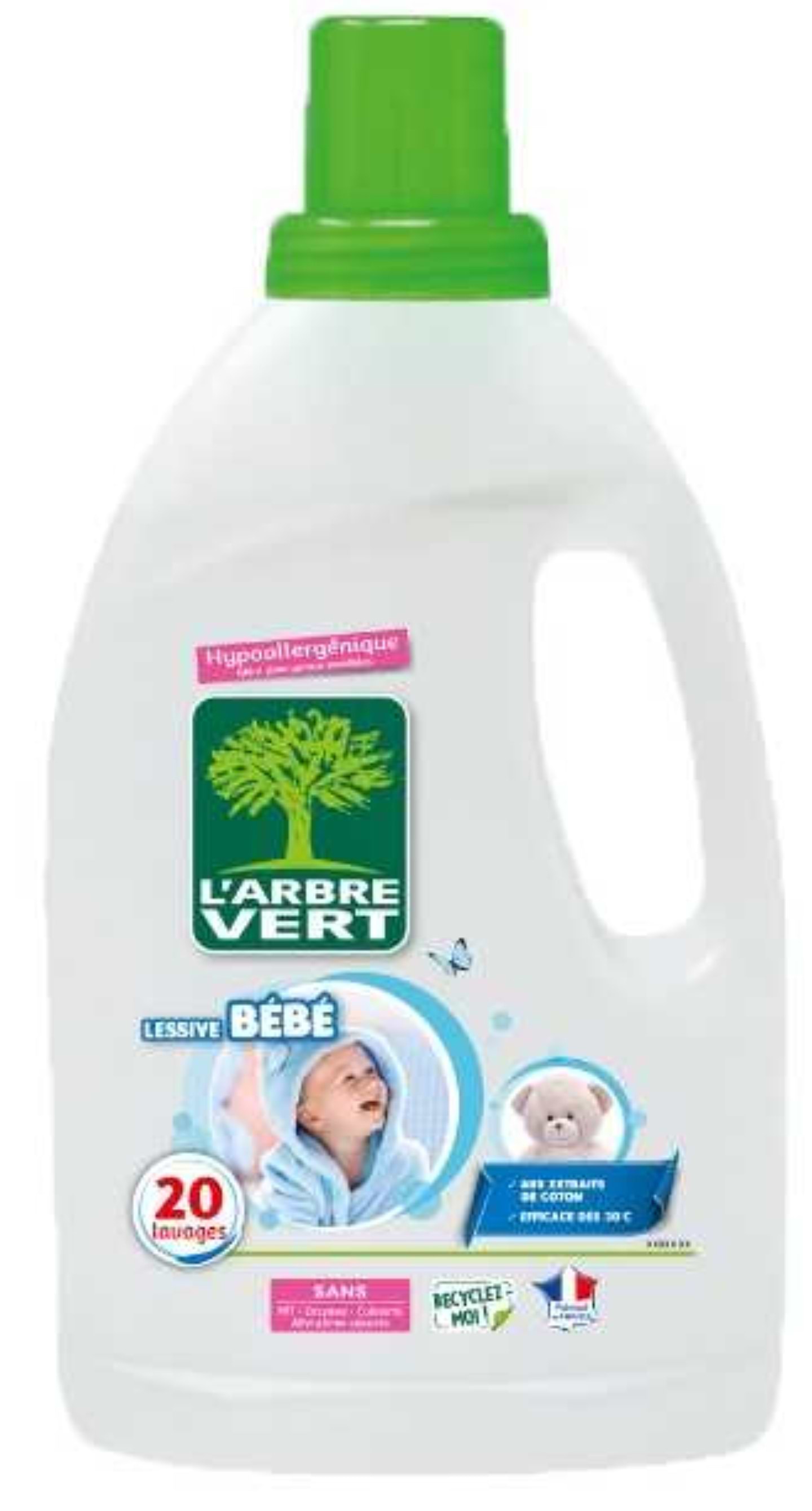 Гель для прання L'Arbre Vert дитячий 1,2 л (3450601036811)