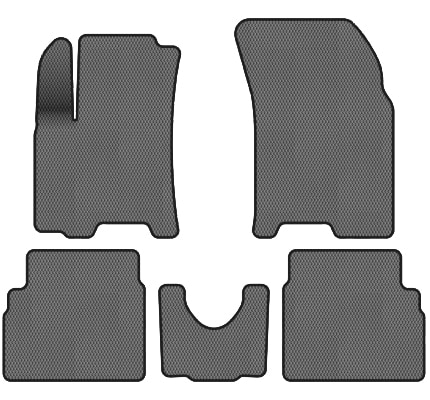 Фото - EVA коврики в салон авто EVAtech для Aveo (T250) 5-doors Restyling Chevrolet 2005-2011 1 поколение Htb EU CT33301C5RGB