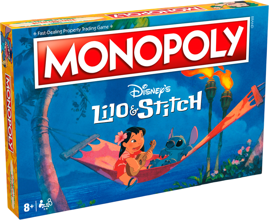 Настільна гра (8+) Winning Moves DISNEY Lilo and Stitch - Monopoly UK (WM02869-EN1-6) - Фото 1