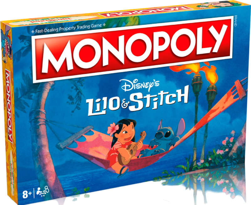 Настільна гра стратегічна (8+) Winning Moves DISNEY Lilo and Stitch - Monopoly UK (WM02869-EN1-6) - Фото 1