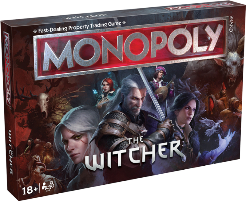 Настільна гра (18+) Winning Moves WITCHER - Monopoly UK (WM04623-EN1-6) - Фото 1