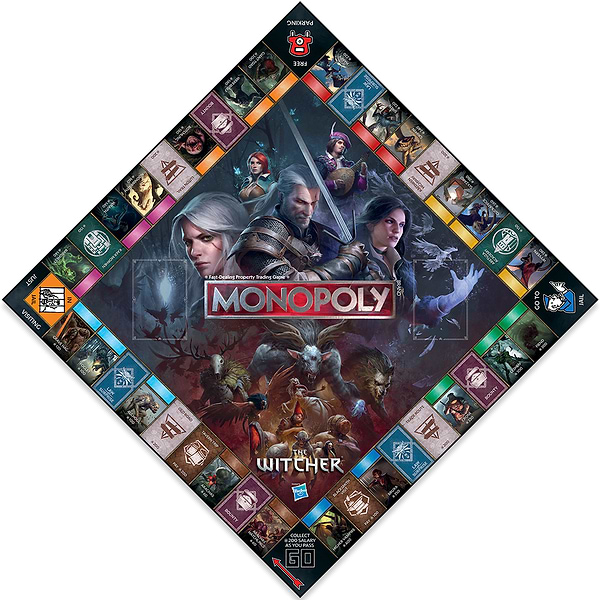 Фото - Настільна гра (18+) Winning Moves WITCHER - Monopoly UK (WM04623-EN1-6)