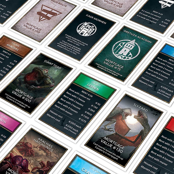 Фото - Настільна гра (18+) Winning Moves WITCHER - Monopoly UK (WM04623-EN1-6)