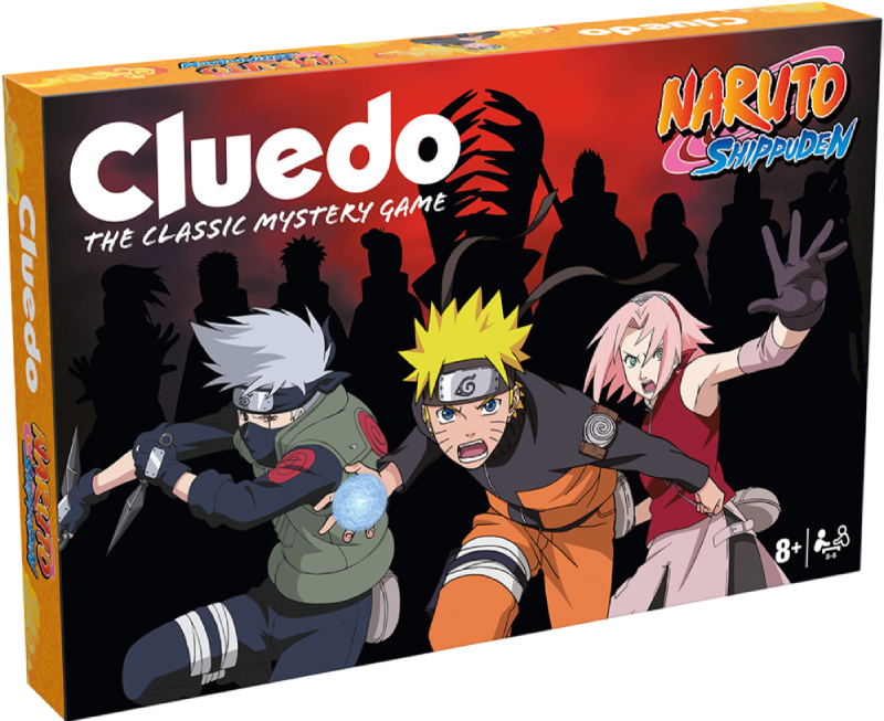 Настільна гра карткова (8+) Winning Moves NARUTO SHIPPUDEN - Cluedo UK (WM04940-EN1-6) - Фото 1
