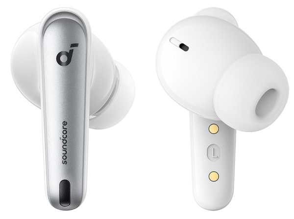Фото - Навушники вкладиші бездротові TWS Anker SoundСore Liberty 4 NC Clear White (A3947G21)
