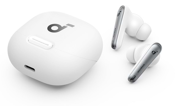 Фото - Навушники вкладиші бездротові TWS Anker SoundСore Liberty 4 NC Clear White (A3947G21)