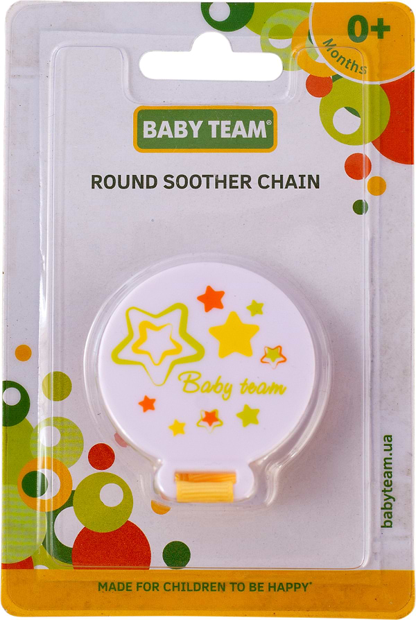 Фото - Держатель пустышек Baby Team Джунгли (3331_звездочки)