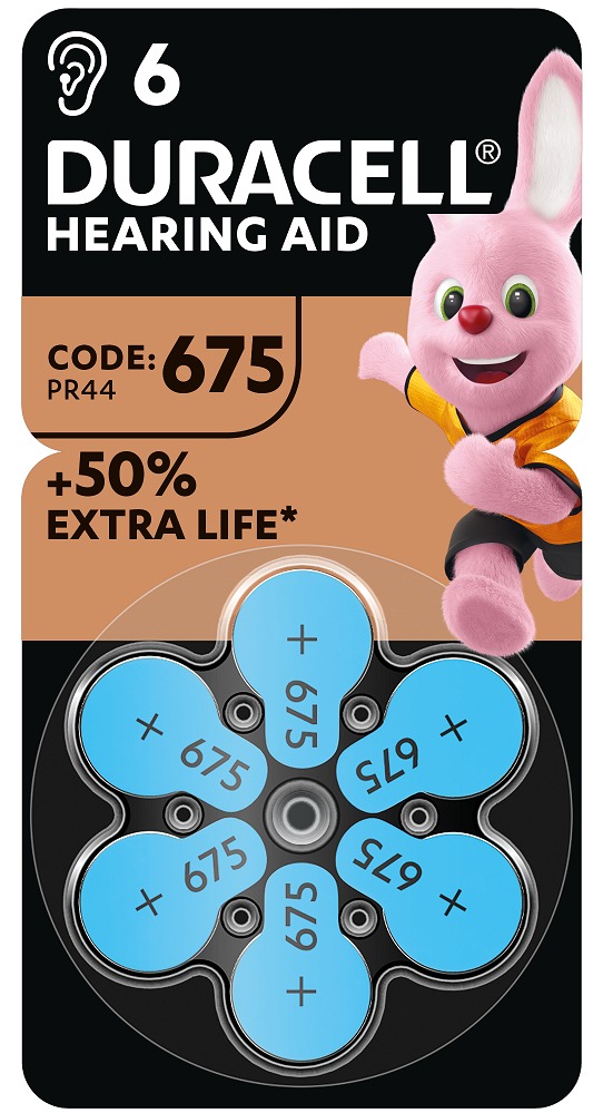 Элемент питания тип HA 675 Duracell HA 675 6 шт. (5007521/5011461)