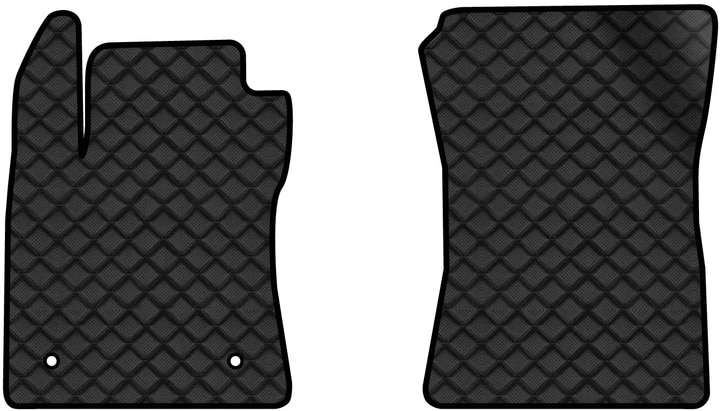 Килимки з екошкіри в салон авто передні EVAtech для Megane (IV) AT Renault 2015-2021 4 покоління Combi EU RT51852A2RD2BBLB