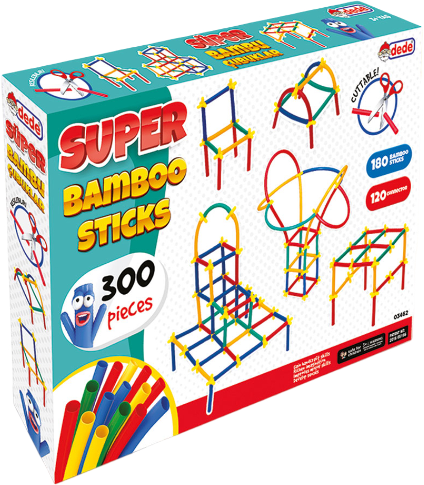 Пластиковий конструктор dede Спортмайданчик 300 шт. (03462)