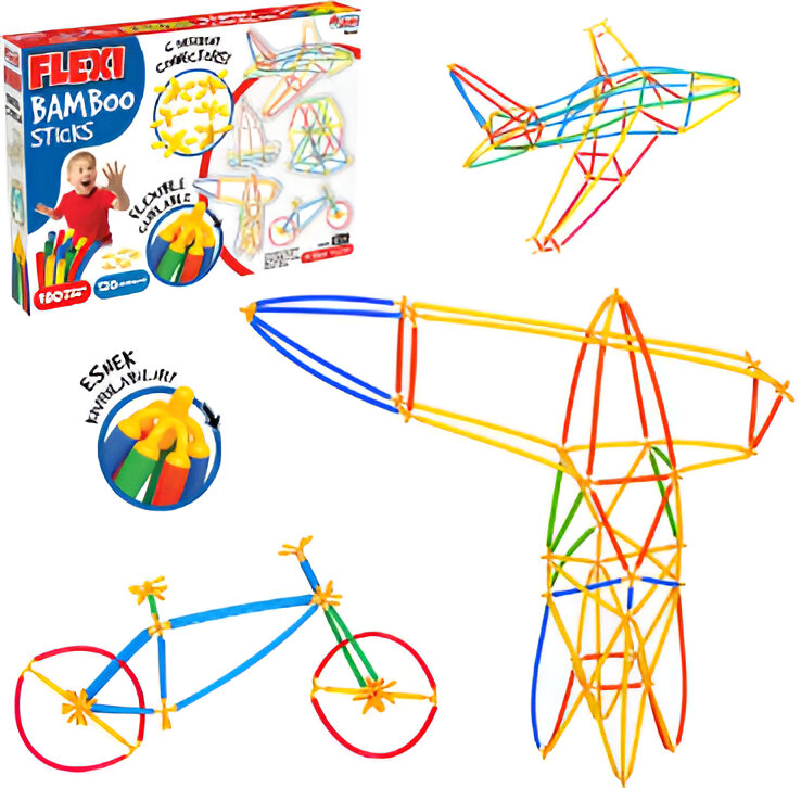 Пластиковий конструктор dede Транспорт 300 шт. (03679)