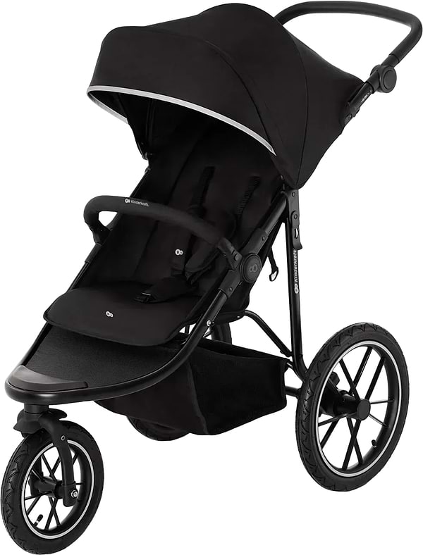 Фото - Коляска прогулянкова Kinderkraft Helsi 2 Black (KSHELS02BLK0000)