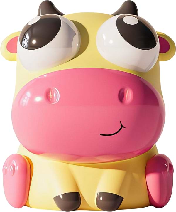 Фото - Антистрес іграшка Sibelly Pop Up Eyes Squeeze Корівка (PUP-SB-CW)