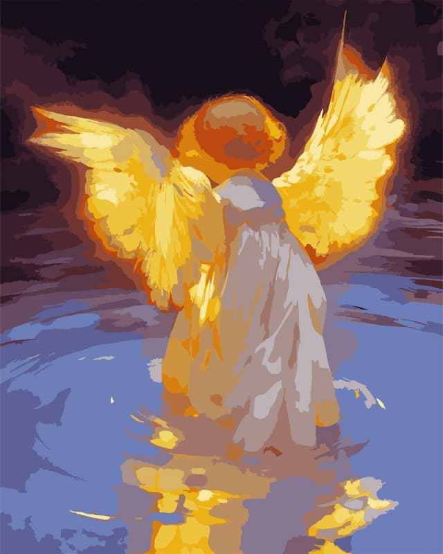 Картина по номерам Santi Сияющий ангел 40х50 см (955081)