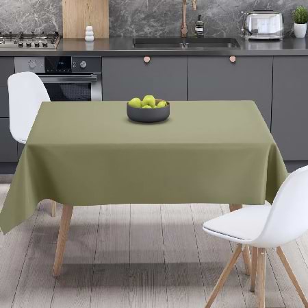 Скатертина прямокутна ТЕП Aquastop 140х180 см Olive (С-04190_29828)