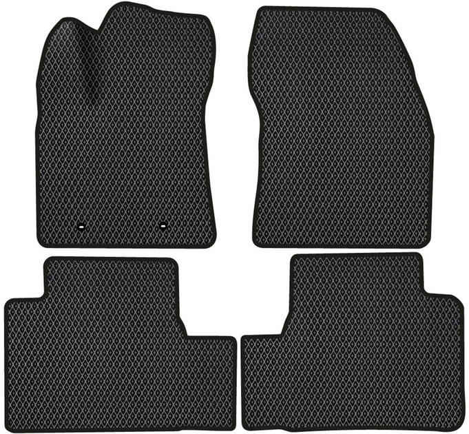 EVA коврики в салон авто EVAtech для Avensis (T27) Toyota 2009-2018 3 поколение Sedan EU TY1657PEC4TL2RBB