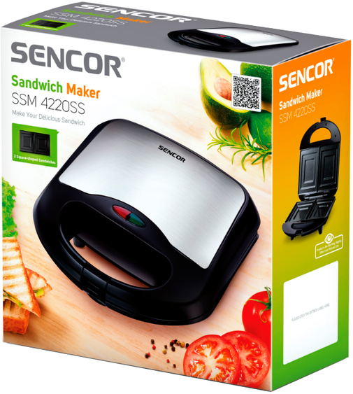 Фото - Бутербродниця Sencor SSM 4420SS