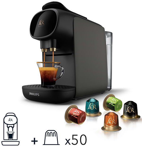 Фото - Уценка - Кофеварка капсульная Philips L'OR BARISTA Sublime (LM9012/60) + дегустационный сет кофе в капсулах L'OR (50 капсул) (8711000683965)