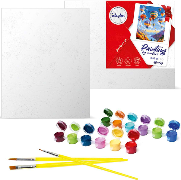 Фото - Картина по номерам Ideyka Безупречная красота с красками металлик 2 (в обложке) 40х50см (KHO3302)