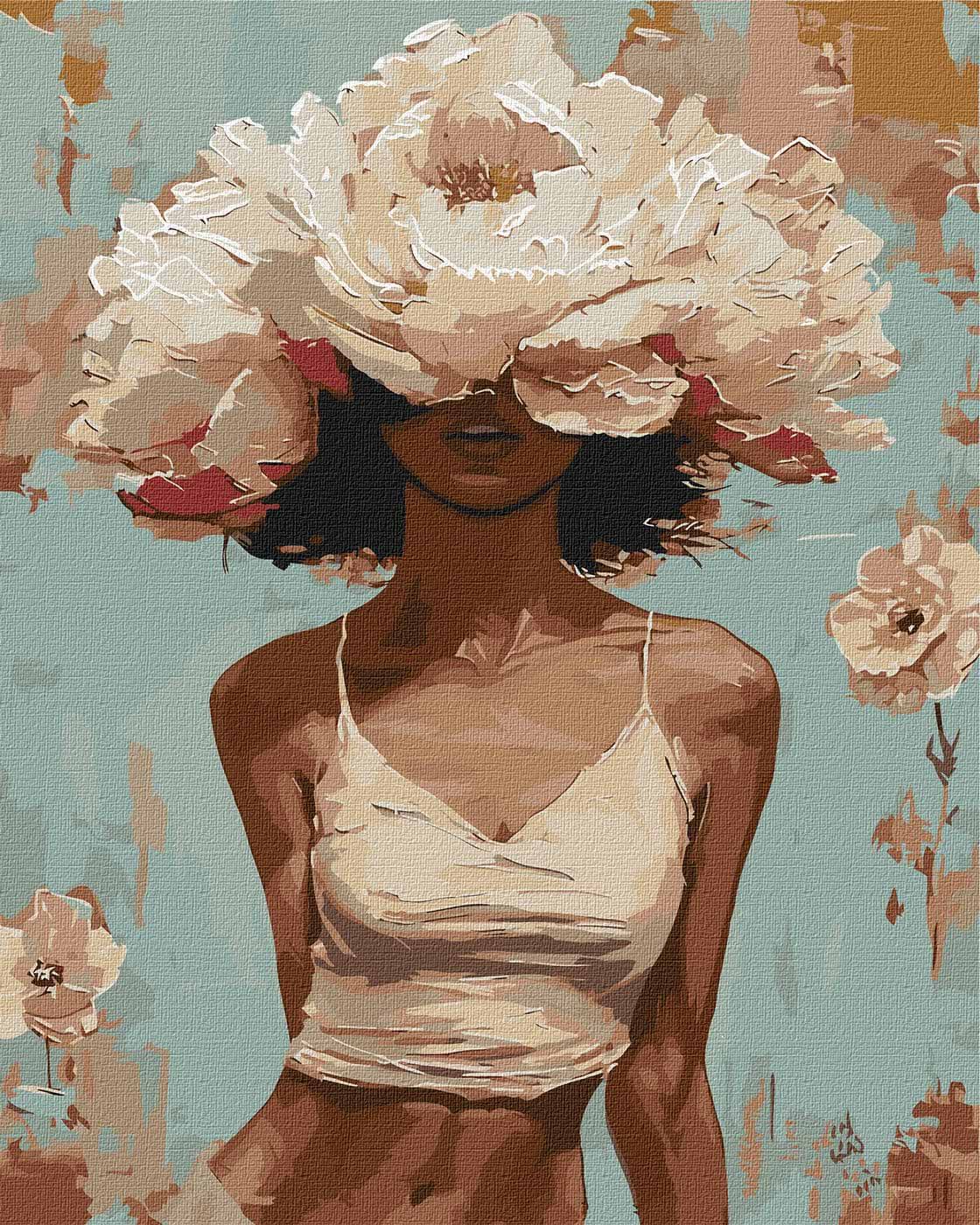 Картина за номерами Ideyka Квітуча красуня 40х50 см (KHO8436)