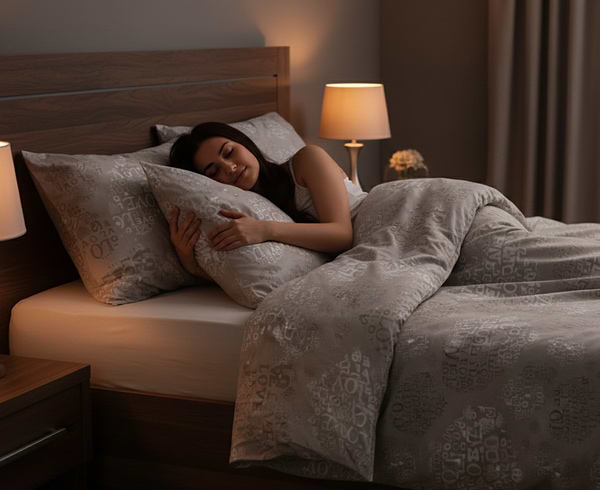 Фото - Комплект постільної білизни DAISY Love Taupe 175x215 (4820190499660)