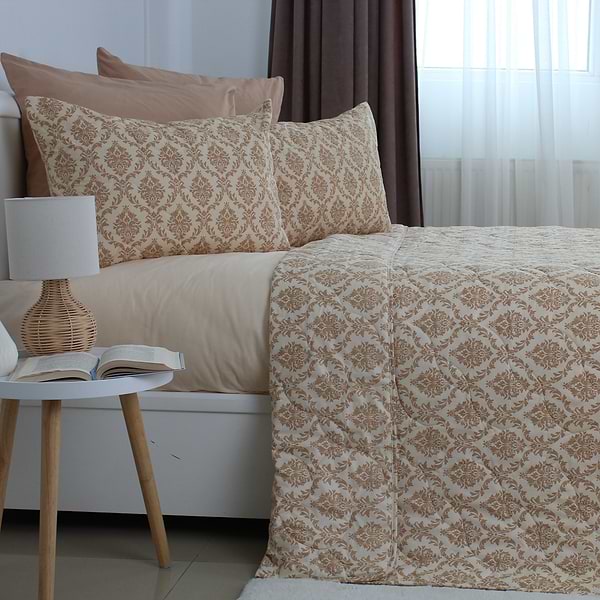 Фото - Покрывало двуспальное ТЕП ELEGANT COTTON 220х240 Beige Fantasy (4-04577_32783)