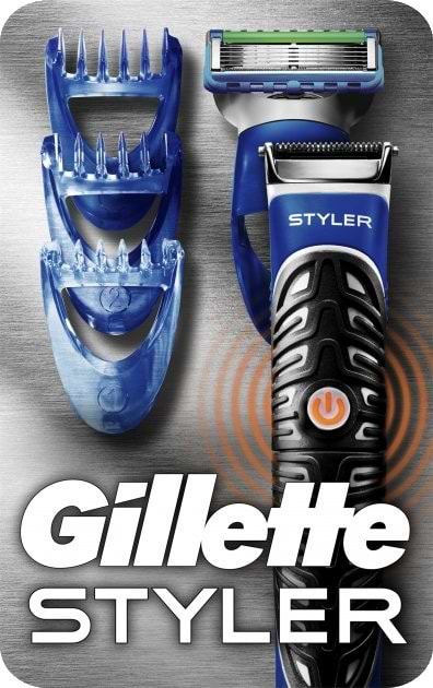 Станок чоловічий Gillette FUSION ProGlide Styler Стайлер + 1 картр.Power + 3 Нас д / моделірован.бороди / вусів - Фото 1