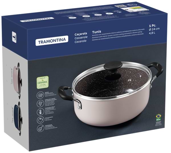 Фото - Каструля Tramontina TUNIS 4,8 л (28722/124)