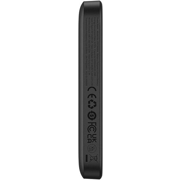 Фото - Батарея мобильная Baseus Magnetic Wireless 6000mAh Mini Air 20W PD,QC, USB-C In/Out, Qi-15W Black (P10059002113-00)