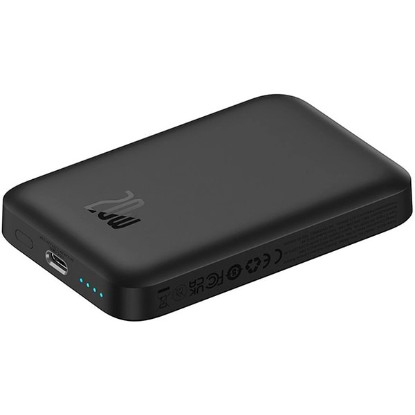 Фото - Батарея мобильная Baseus Magnetic Wireless 6000mAh Mini Air 20W PD,QC, USB-C In/Out, Qi-15W Black (P10059002113-00)