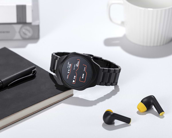 Фото - Смарт-годинник Canyon Hexagon SW-88 BT-CALL Black (CNS-SW88BB)