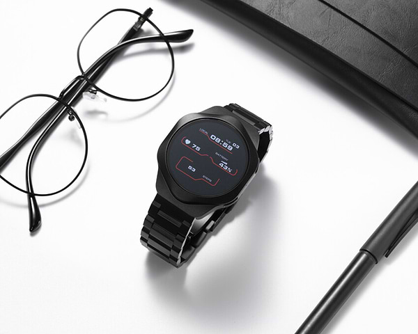 Фото - Смарт-годинник Canyon Hexagon SW-88 BT-CALL Black (CNS-SW88BB)