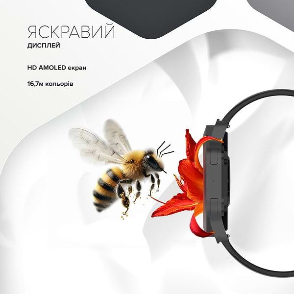 Фото - Смарт-годинник Canyon Hexagon SW-88 BT-CALL Black (CNS-SW88BB)